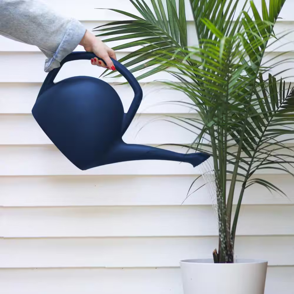 Rhino 2 Gal. Navy Plastic Watering Can