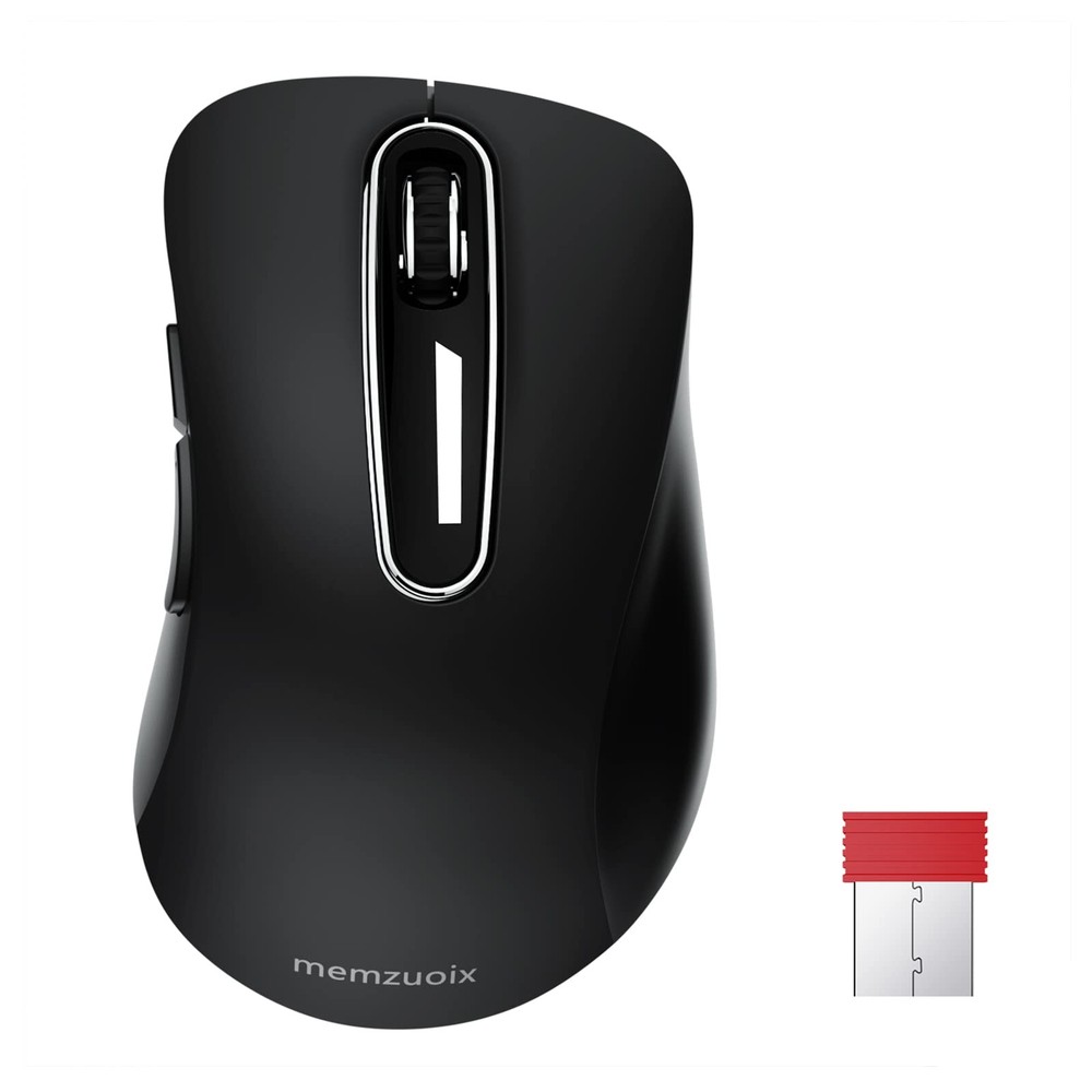 2.4G Wireless Mouse, 1400 DPI Computer Mouse with USB Receiver, Portable Wire...