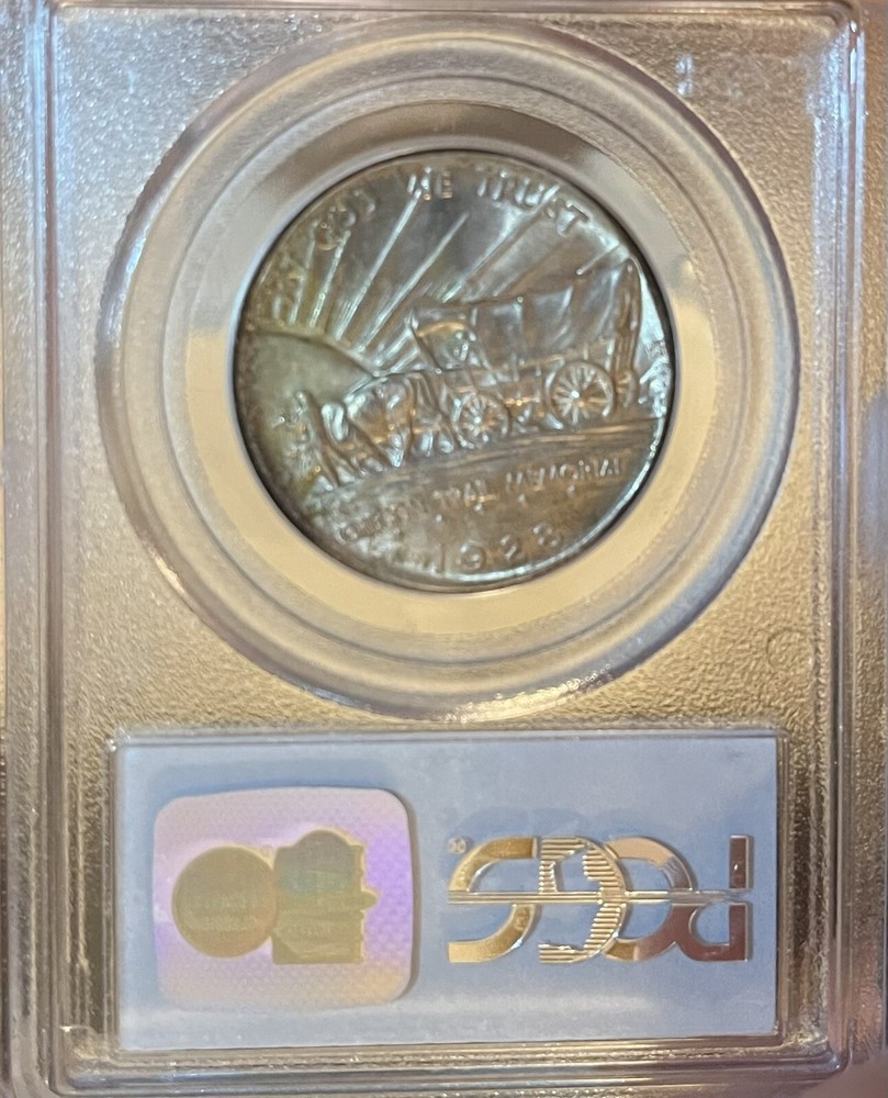 1928 PCGS MS65 Oregon Commemorative Silver Half Dollar