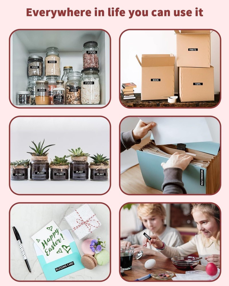 Phomemo Embossing Label Maker with 6 Label Tapes | Organizer Xpress, Pro Label