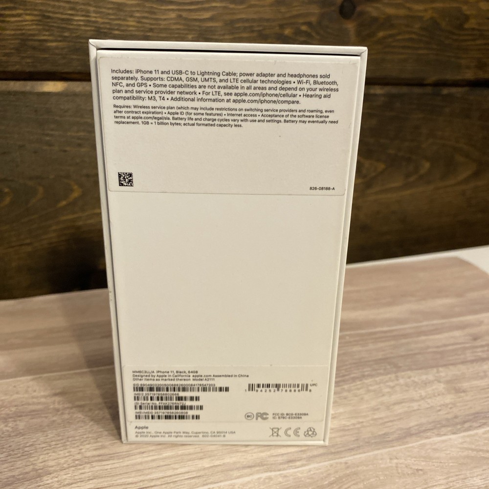 Apple iPhone 11 Black 64GB - BOX ONLY