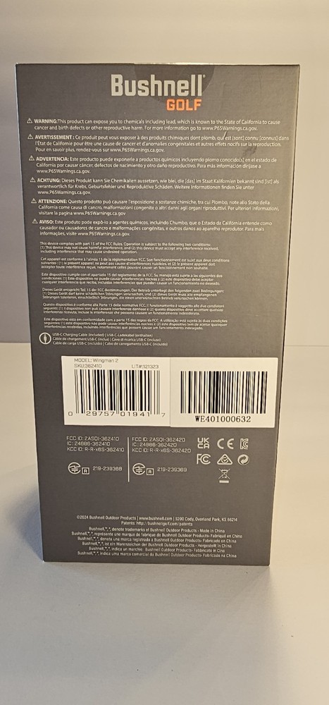 Bushnell Wingman 2 GPS Bluetooth Golf Speaker