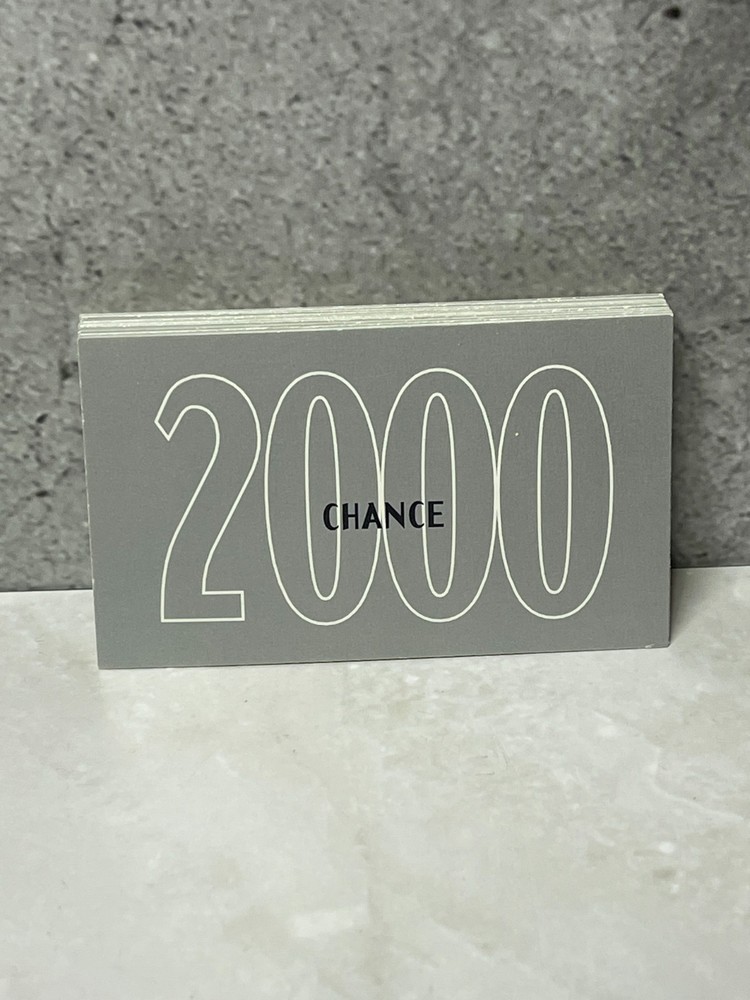 Millennium Edition Monopoly - Replacement Chance cards