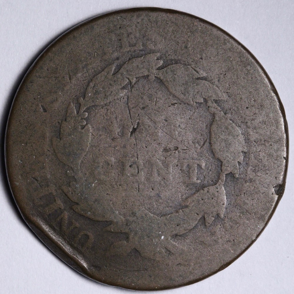 1816 Coronet Head Large Cent AG E101 RYCQ