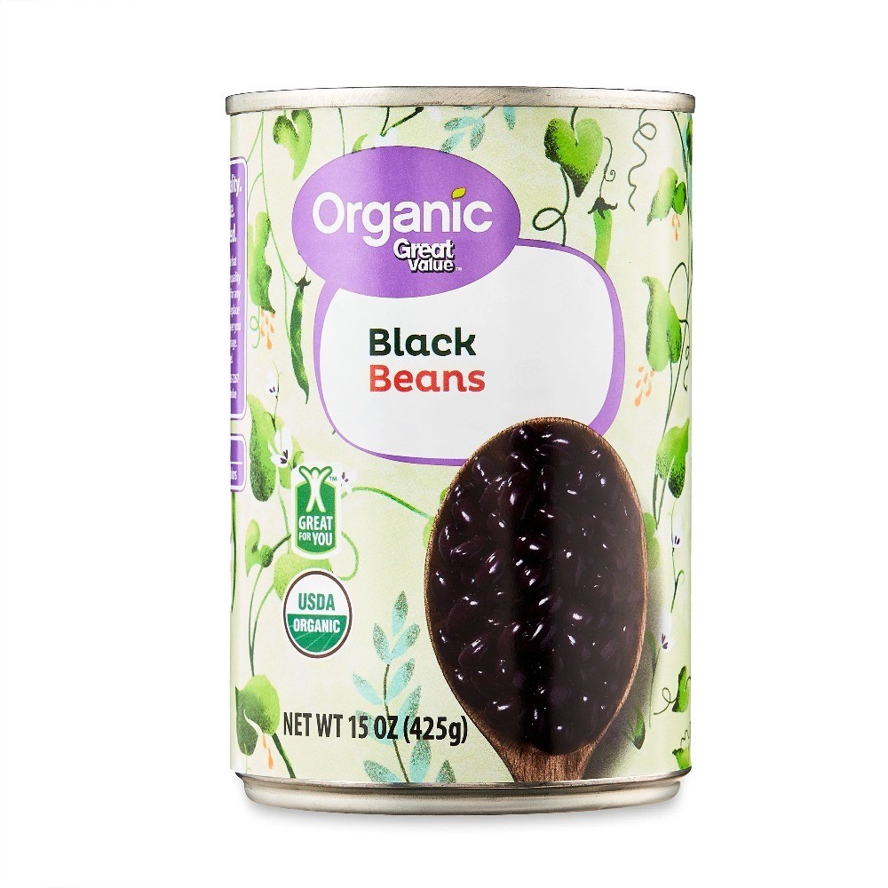 (12 pack) Organic Black Beans, Canned, 15 oz