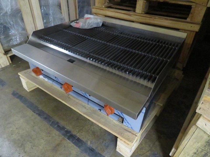 Sierra SRRB-36 Radiant Gas Charbroiler – 36” Commercial Countertop Grill