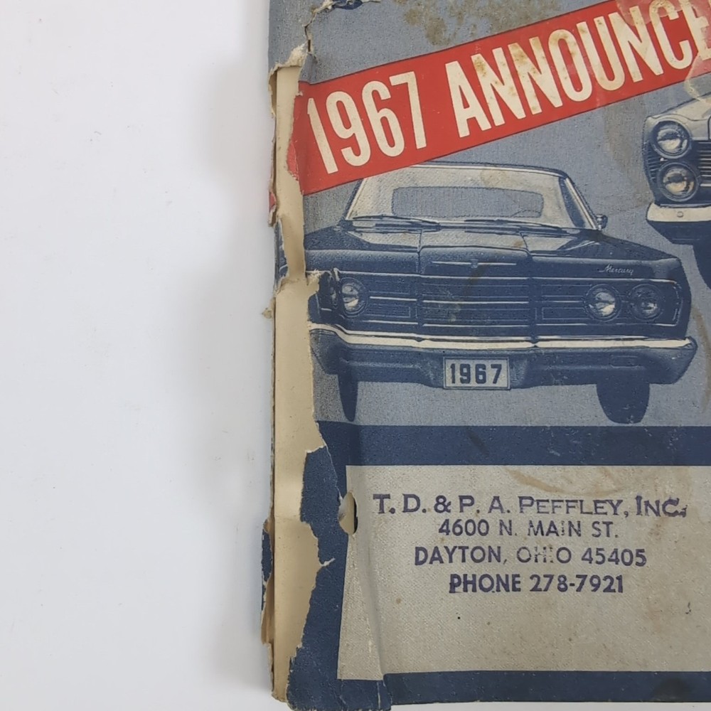 Shop Tips Ford 1967 Announcement Issue Spec Guide 1966