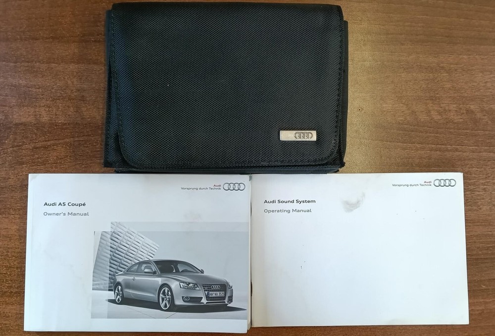 AUDI A5 OWNERS MANUAL + WALLET 2007-2011 REF 1422