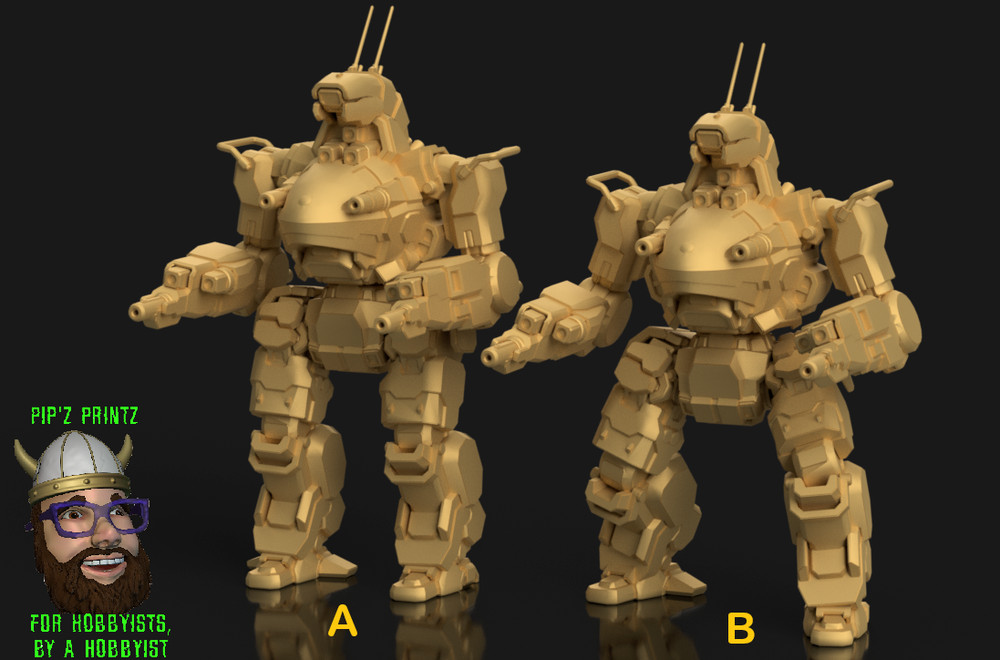 ANH-1X Annihilator For Battletech CGL Scale Syllogy Two Variations!