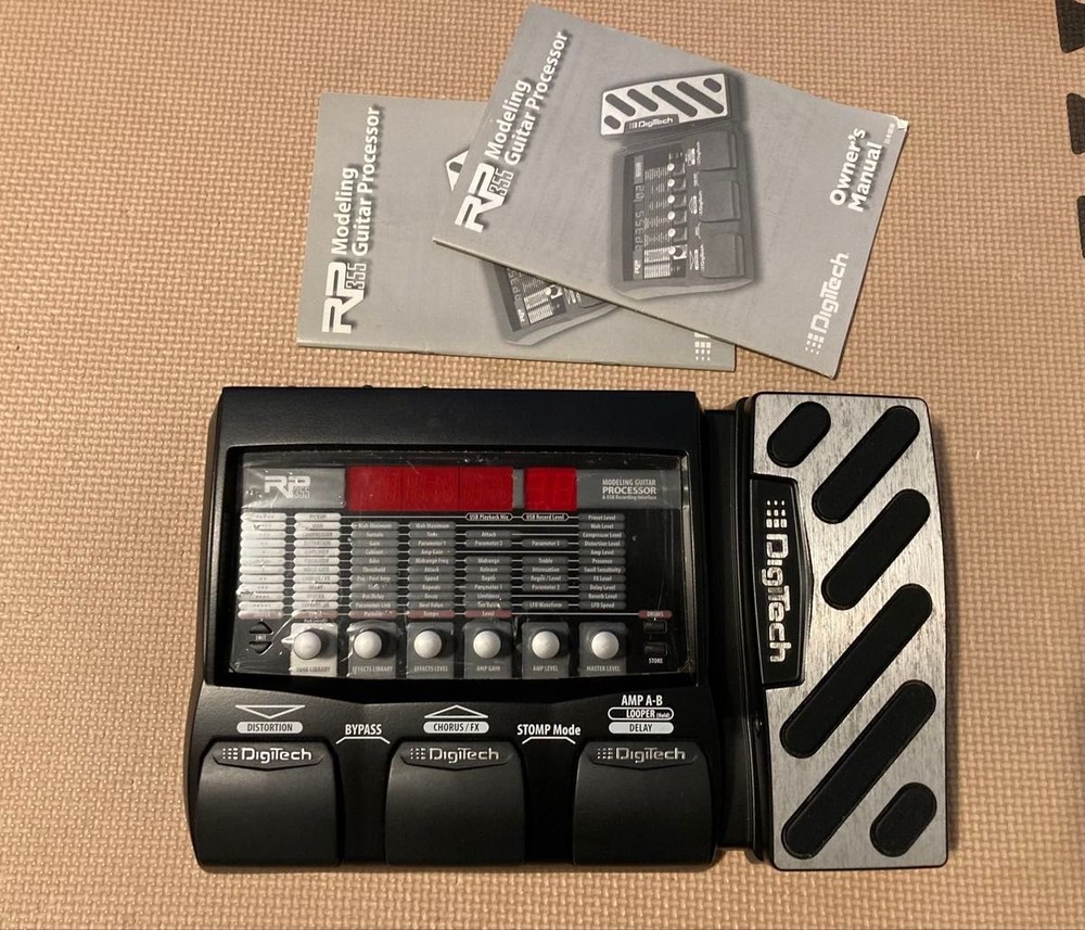 DigiTech RP355 Multi-Effects Guitar Effect Pedal Modeling Processor Teste Used