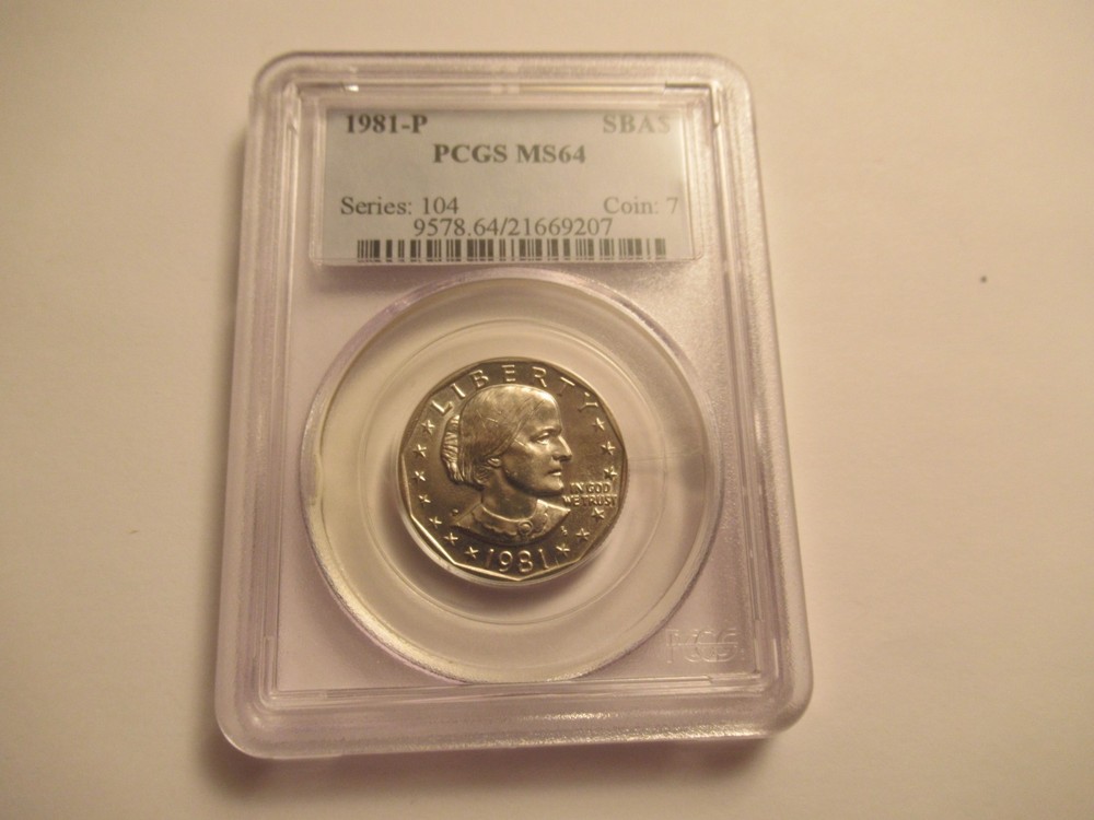 1981 P Susan B Anthony Dollar, PCGS MS64