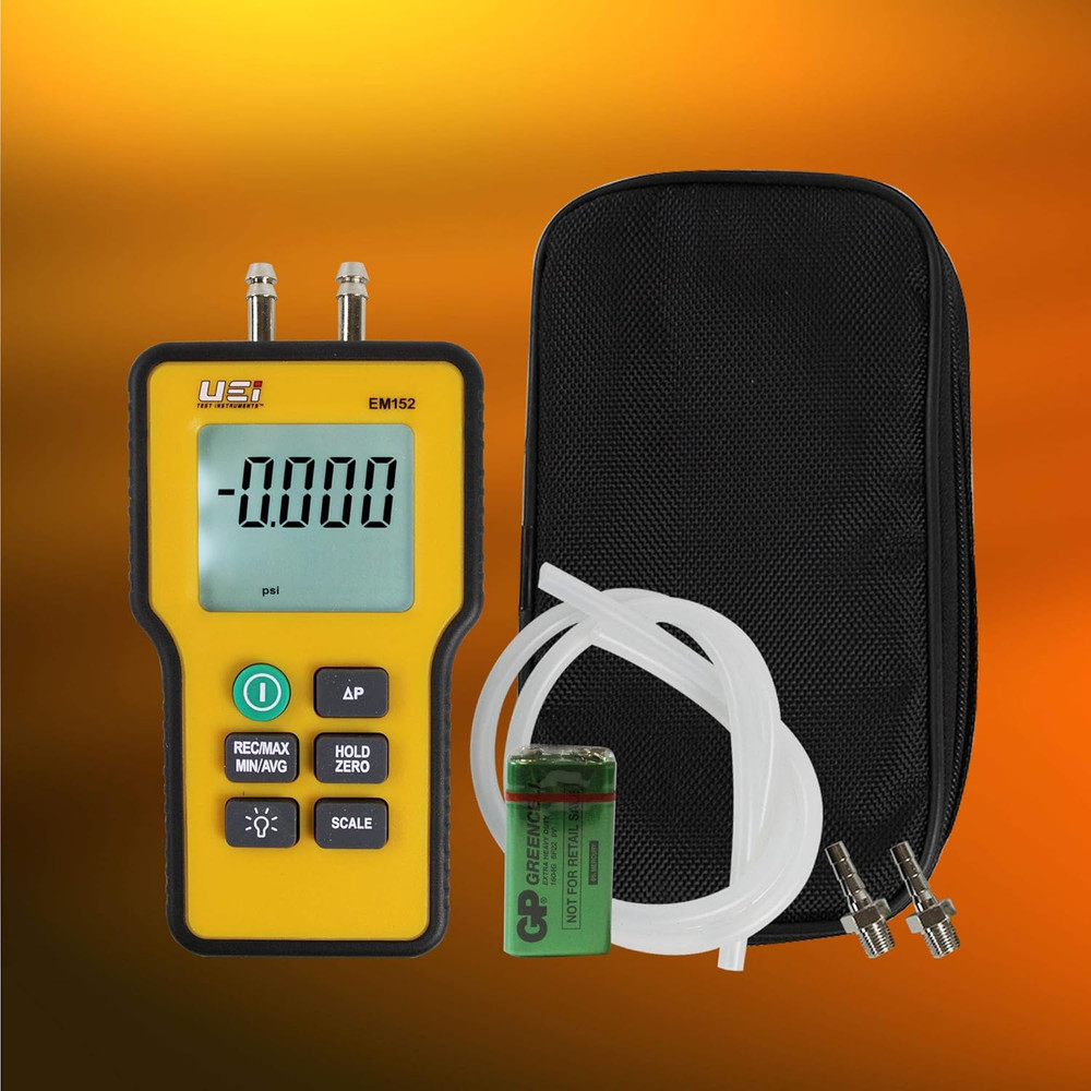 EM152 Dual Differential Digital Manometer