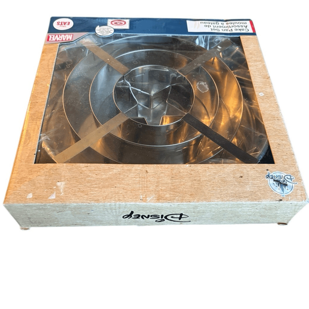 Disney Eats Captain Marvel Shield Cake Pan Set *New*