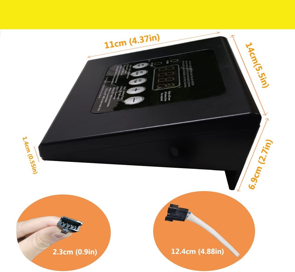 Digital Control Panel for masterbuilt, with LED 990050048, Black