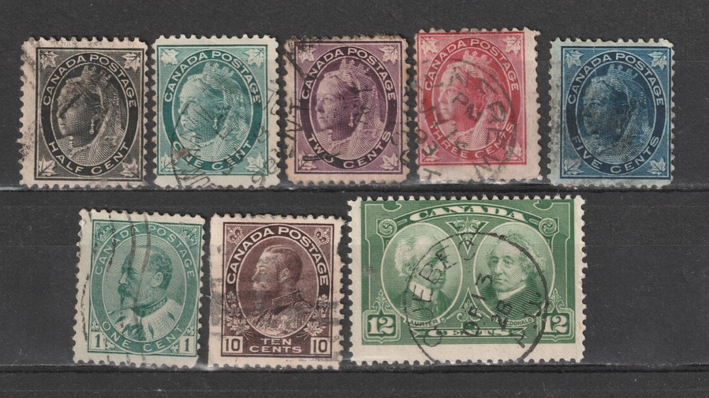 Canada Lot 84 - Postage: (Stamp details below) 2022 Scott Catalog Value $32.65