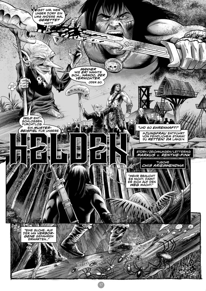 Feral #10 - German Edition SW Horror Comic - Ester Cardella