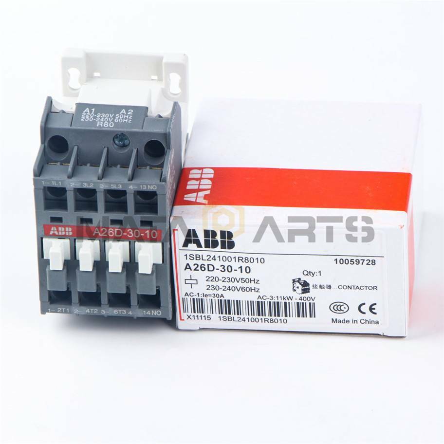 One New ABB Contactor A26D-30-10 220-230V