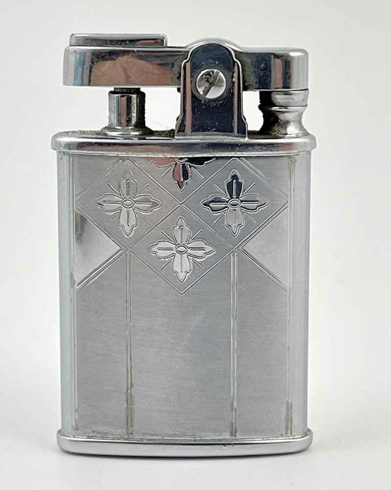 Vintage Ronson GEM Pocket Lighter 1950 w/ Box and Instructions