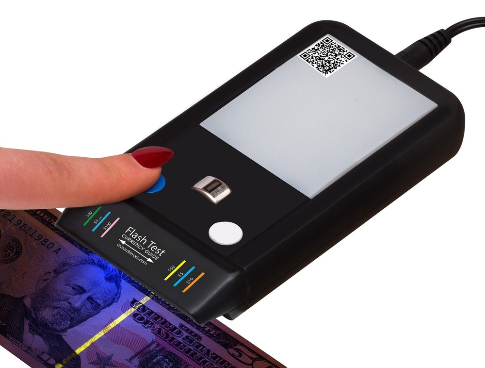 Dri Mark Flash Test Counterfeit Bill Detector, 3 Easy Tests in One Small Devi...