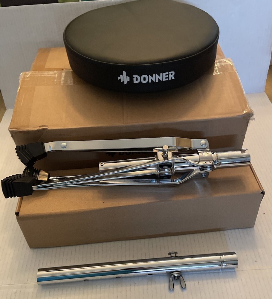 Adjustable Height Padded Seat Stool