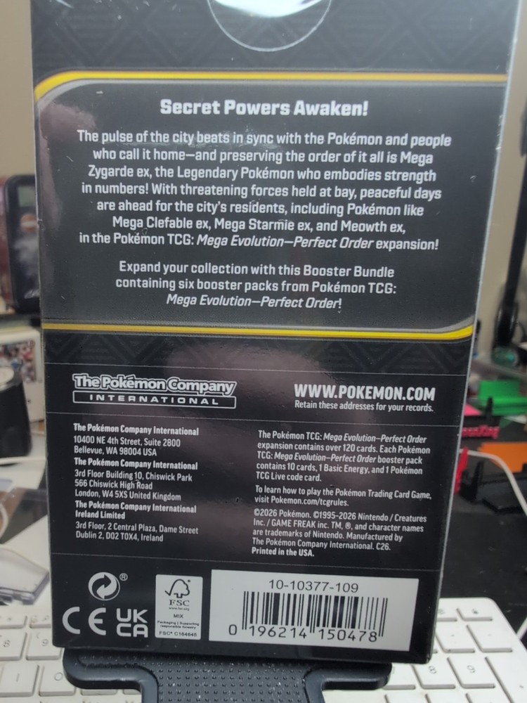 Pokemon TCG | Mega Evolution Perfect Order Booster Bundle | IN HAND SHIPS FREE!!