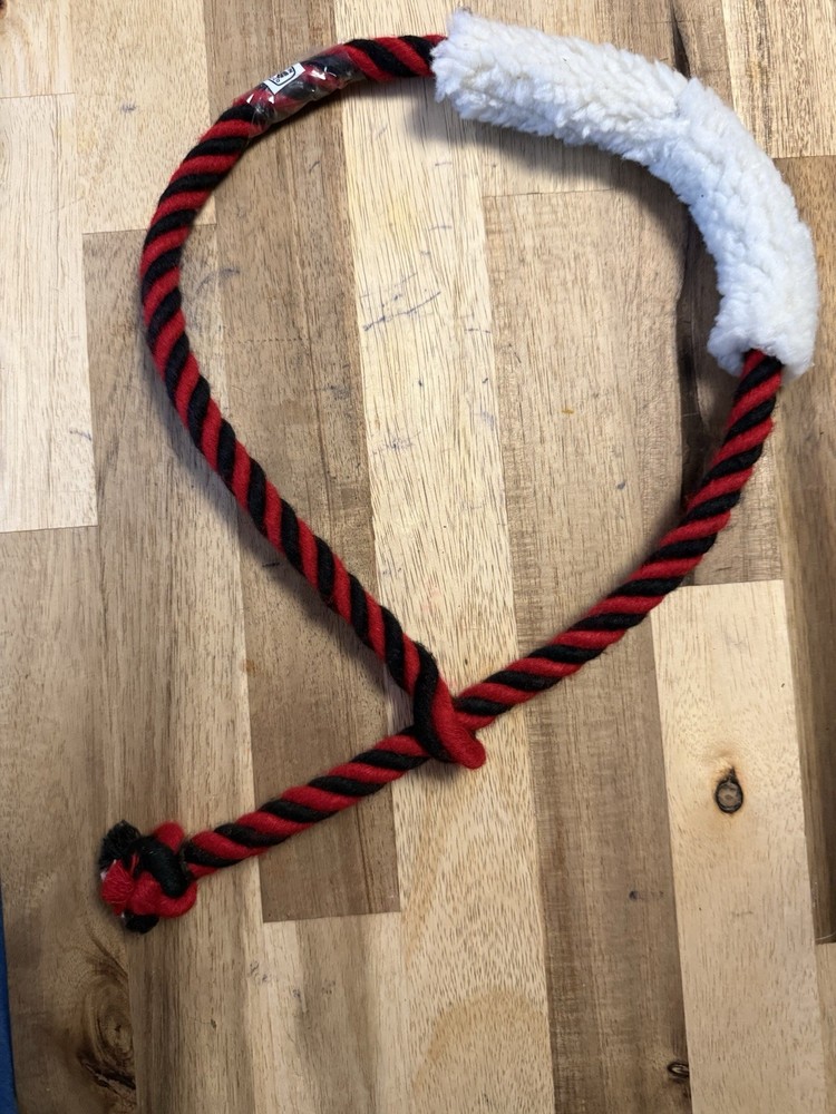 Red And Black Bosal For Saddle