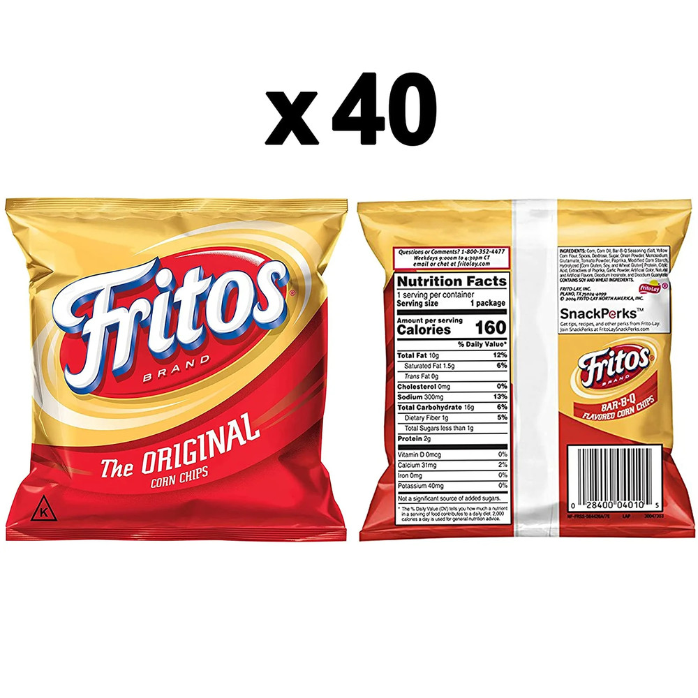 Original Corn Chips, 1 Oz, 40 Count