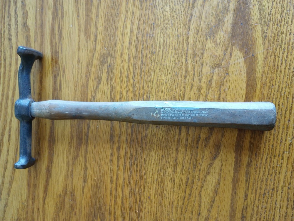 Vintage Autobody Bumping Hammer MAC BTH 155, Very Solid Handle Nice Piece