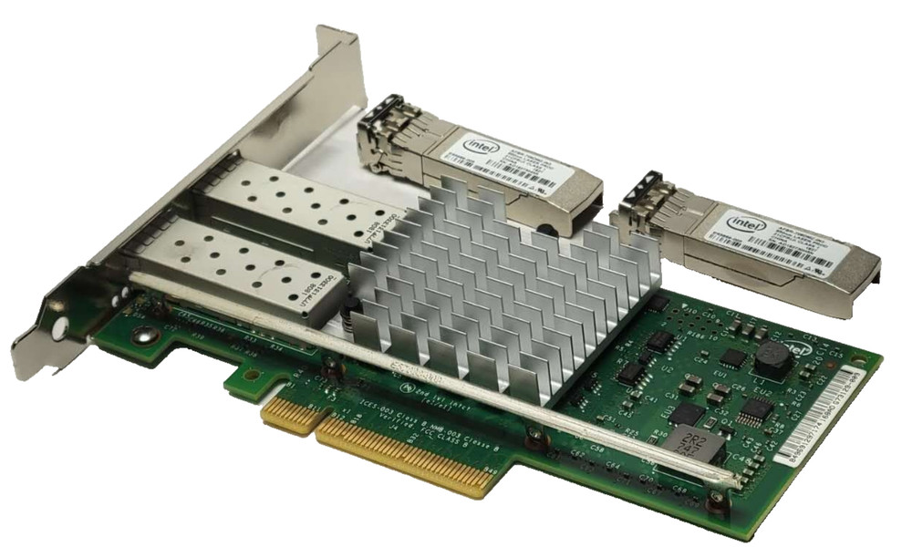 DELL Intel X520-DA2 2-Port 10GbE Ethernet Network Adapter High Profile with SFPs
