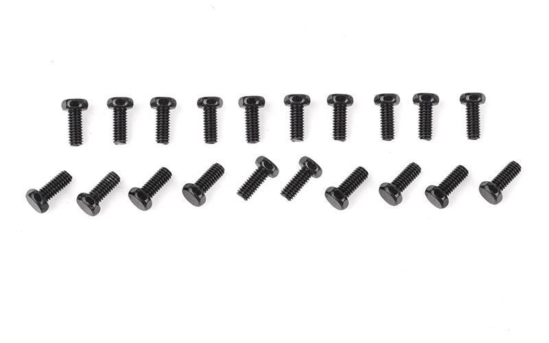 RC4WD - Scale Hex Head Bolts (M2.5x6mm) (Black)