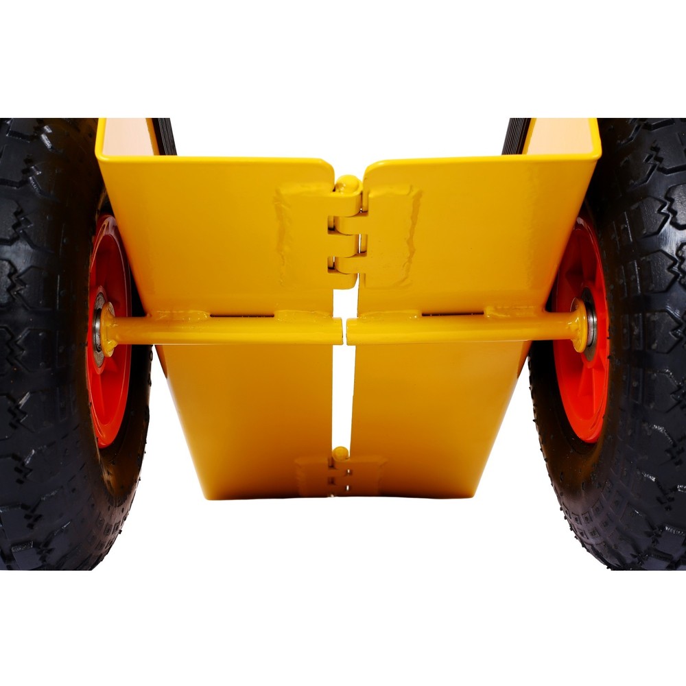 Heavy Duty Panel Dolly 600LB Capacity 10" Wheels Yellow