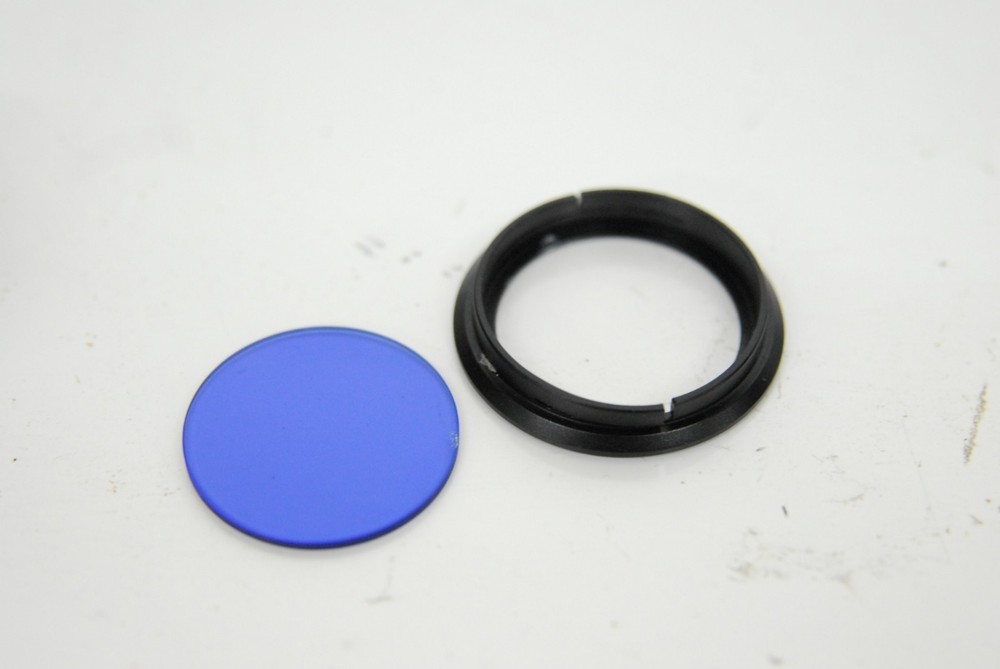 Nikon EC-2 Abbe 1.25 Microscope Condenser W/ Blue Filter - Eclipse E200