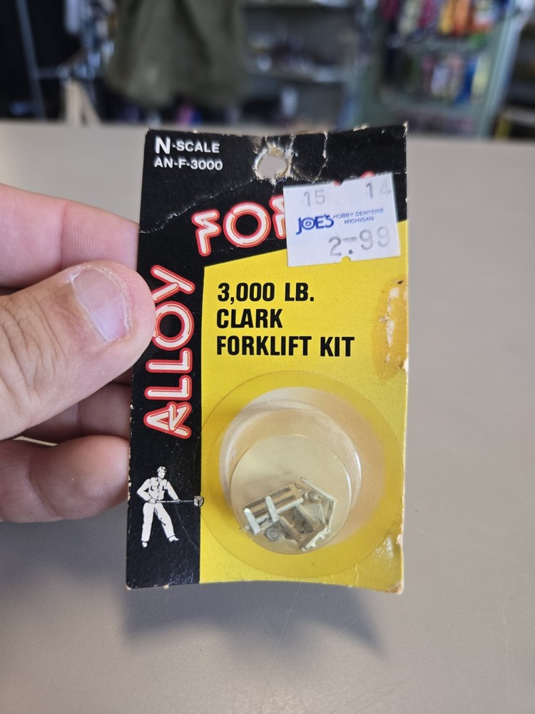 N Scale A N - F - 3000 Clark Forklift Kit Alloy Forms