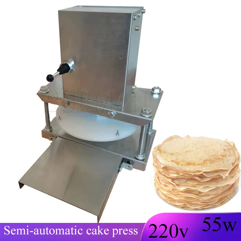 220V 55W Thin Pancake Press Machine Home Grab Cake Pastry Dough Sheeter