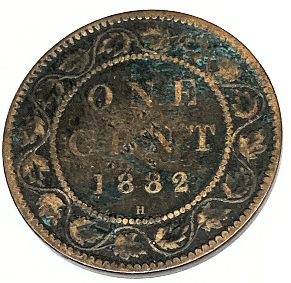 # C5537   CANADA   COIN,     LARGE CENT   1882-H