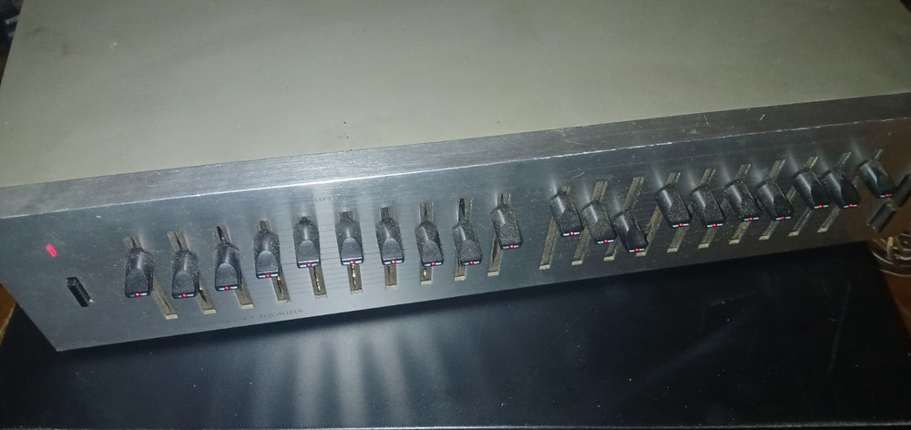 Working BSR EX-100 VTG Stereo Frequency Equalizer - Tested