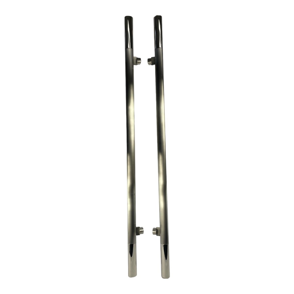 Elmes Door 47" Pull Polished Brush Stainless steel Handles 2 Pack