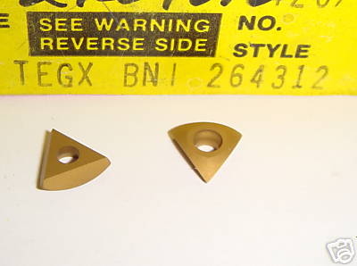TEGX BNI 264312 VALENITE INSERTS