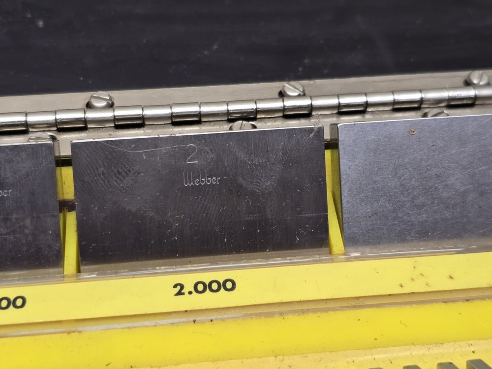 DoAll Gage Block Set Precision Inspection Incomplete