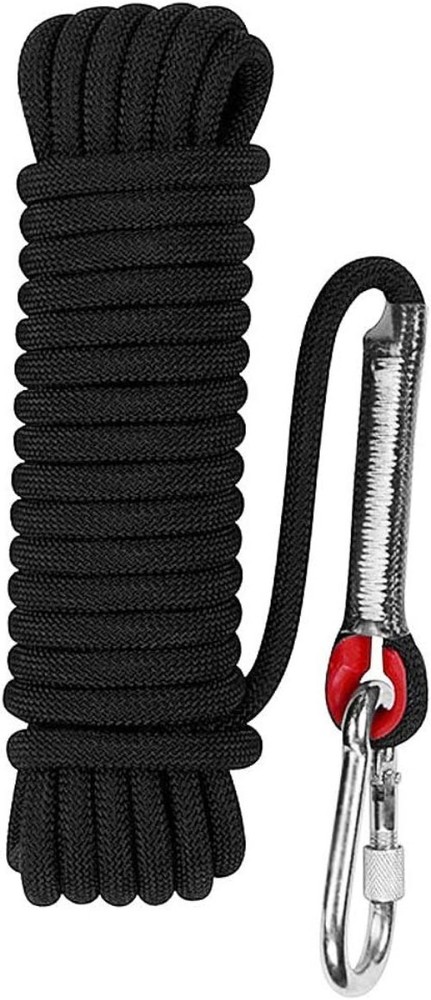 Durable 32ft Outdoor Static Rope - 10mm Polyester, 2000LB Strength for Rigging