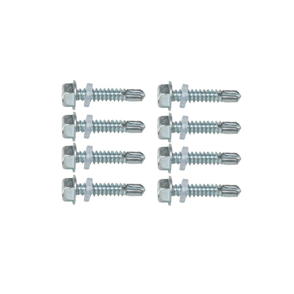 8 Pack 5' E Track Tie Down Rails System Power Coated E-Tracks for Cargo Trailers