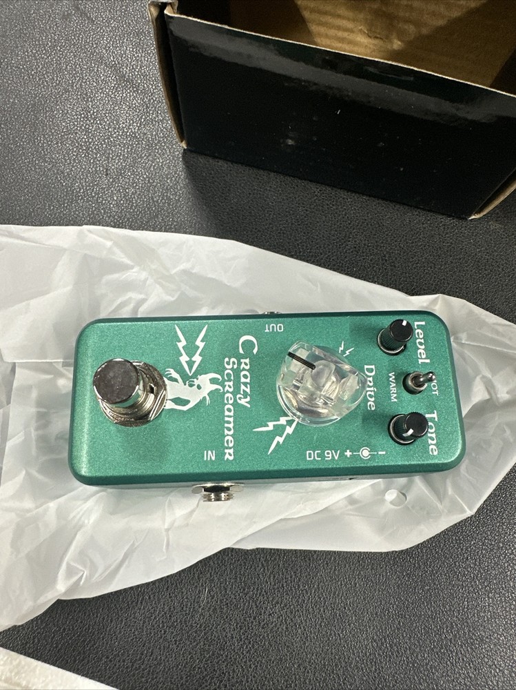 MP-315 Crazy Screamer Classical Overdrive Pedal Effect Hot/Warm Modes True