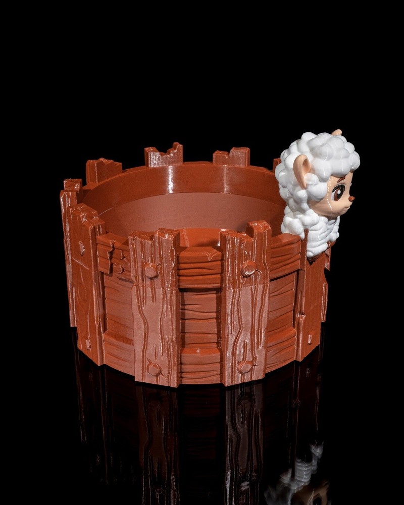 Peasheepful Kit Yarn Bowl and Hook Case
