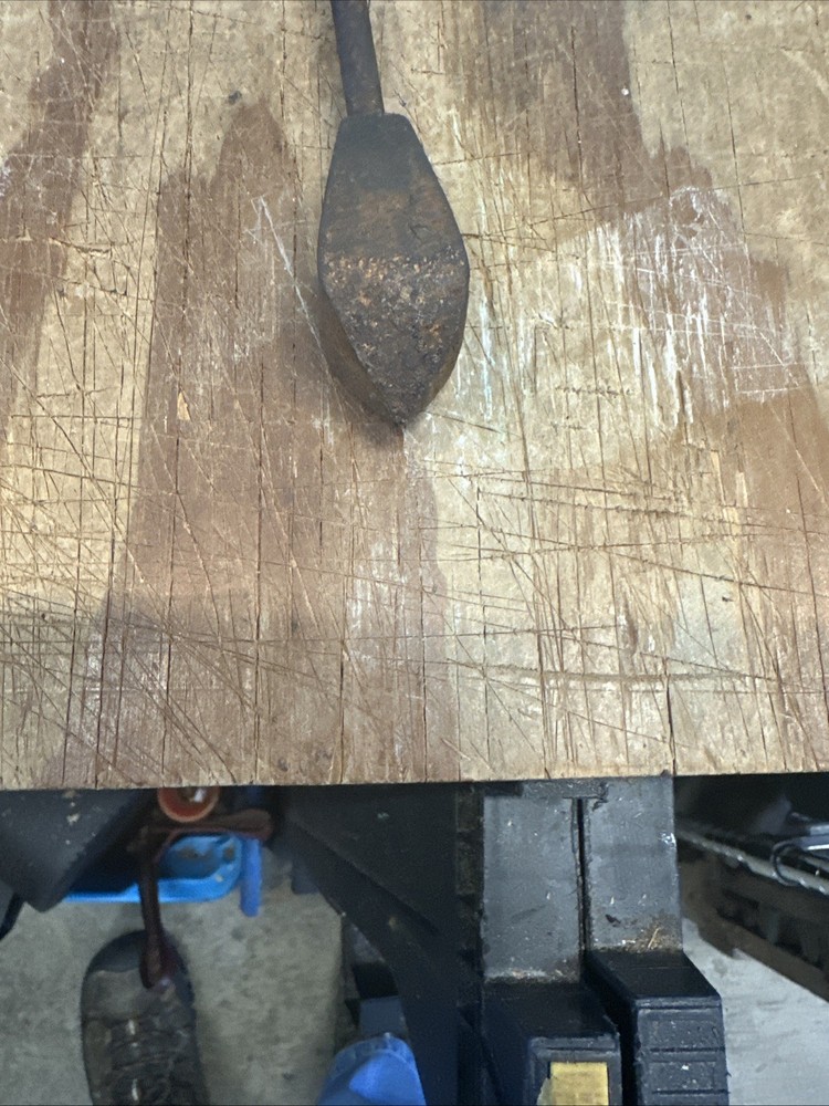 Vintage Soldering Iron w/ Wood Handle