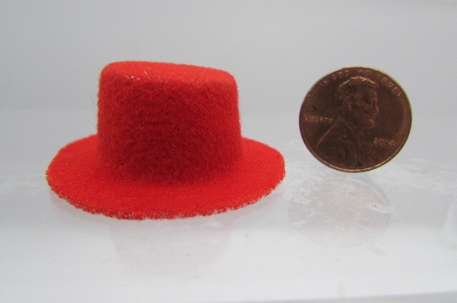 Dollhouse Miniature Red Hat B3343