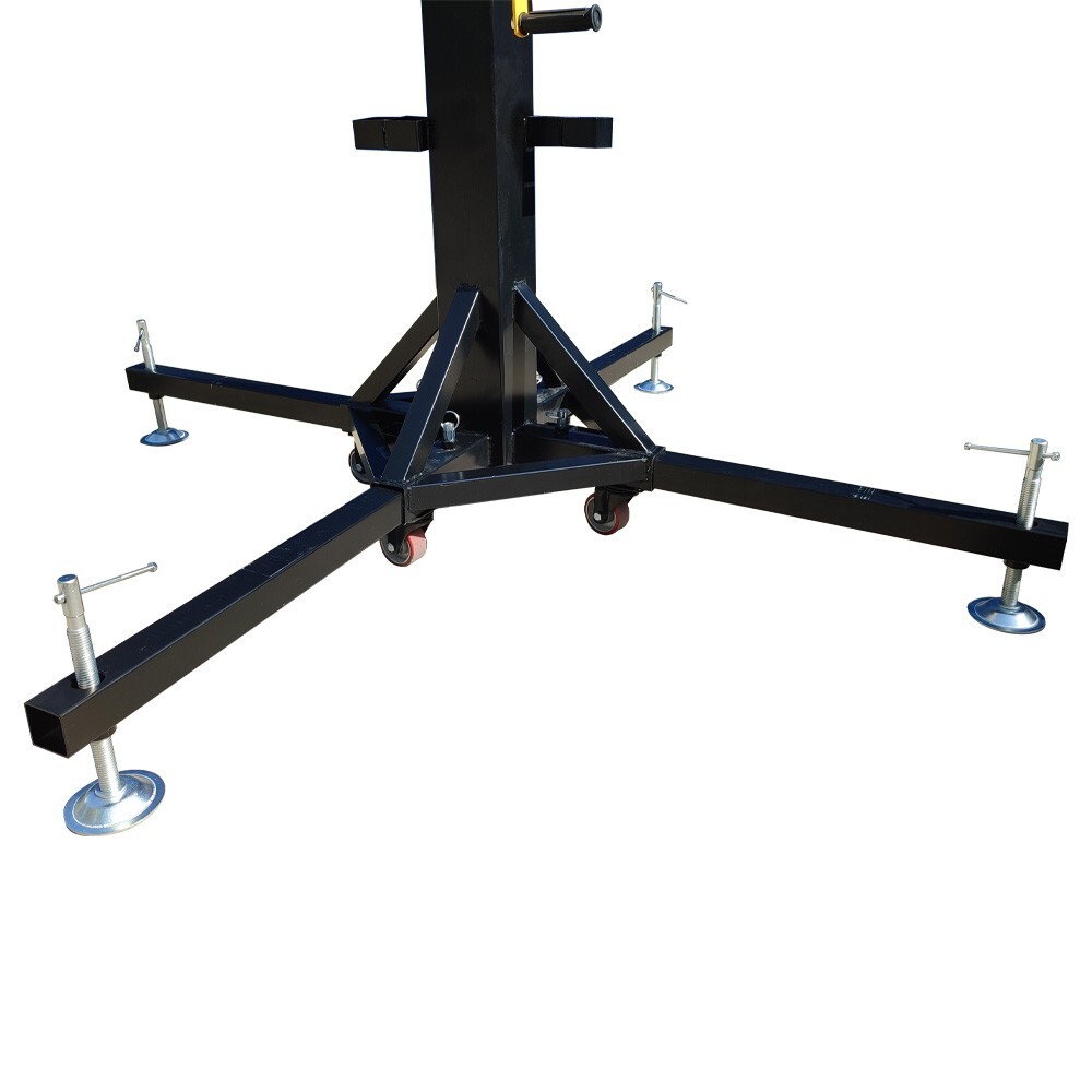 Height Adjust 2Layers Stage Bracket with 16 Lights Position Stand with Wheels
