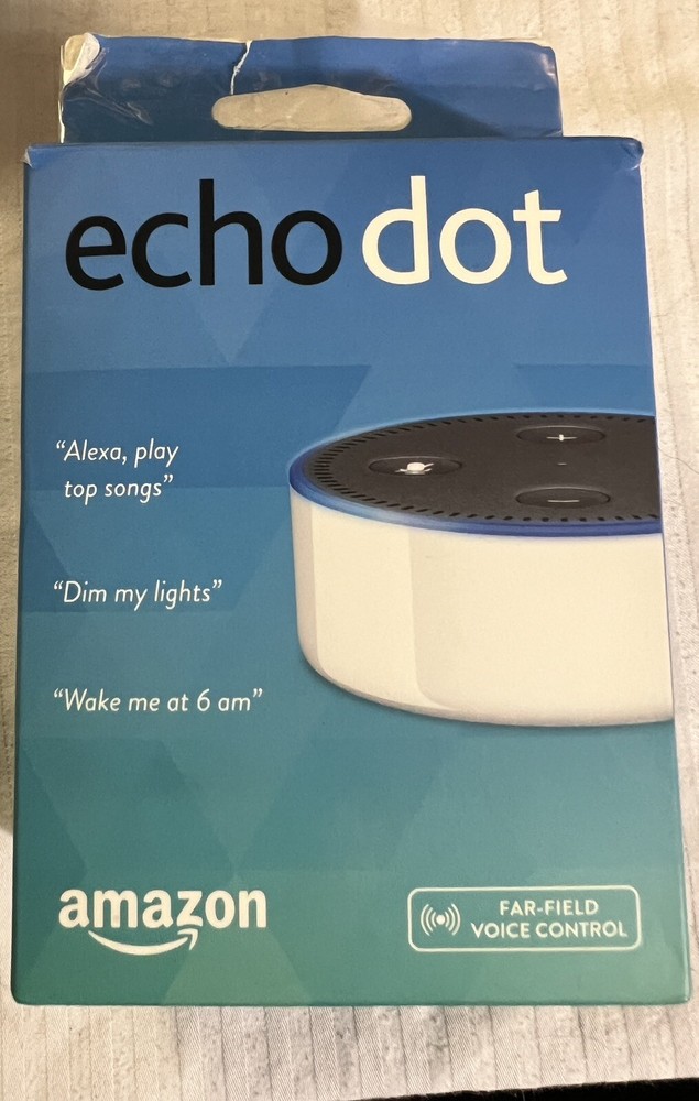 Amazon Echo Dot 2nd Generation White NIB (Open Box)