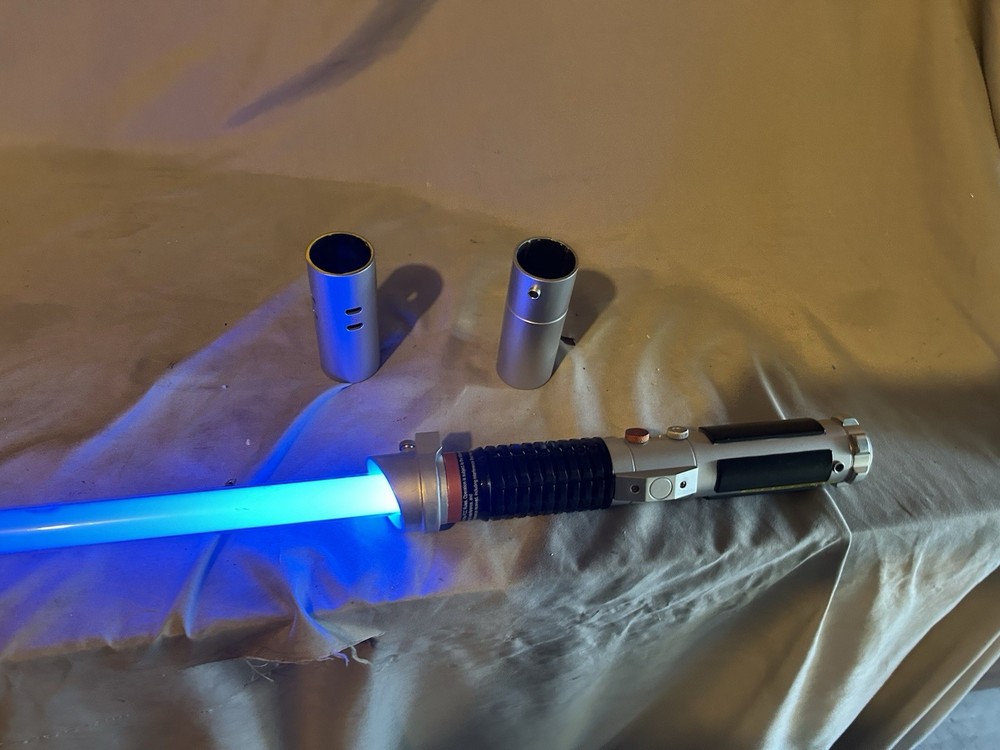 Master Replicas Lightsaber Construction Saber And Extra Attachments.