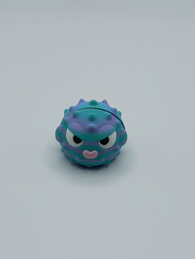 3D Printed Jiggle Pet Grumpy Puffer Fish