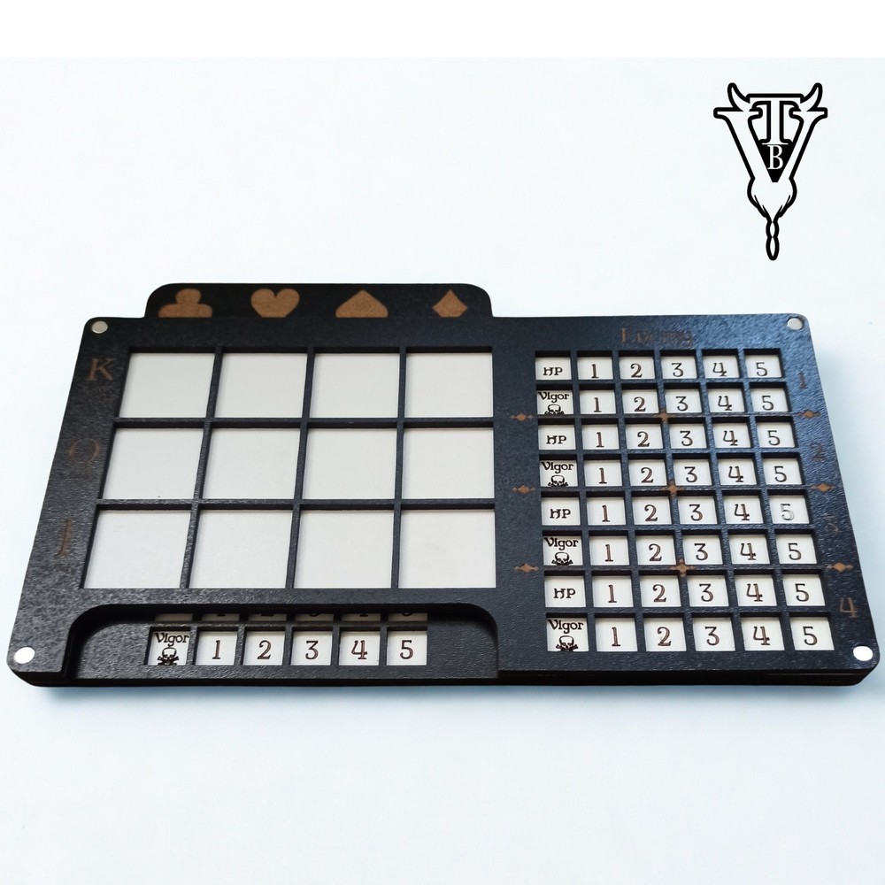 Brightborne Solo RPG Combat Tracker Player Board Organiser